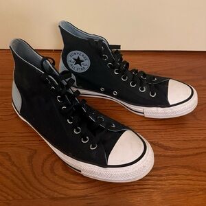 Converse AllStar Classic Black and Blue High-Top Sneakers